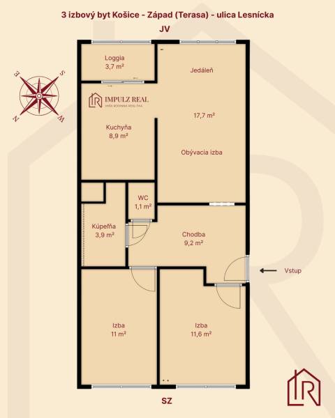 podorys-bytu-prakticke-riesenie