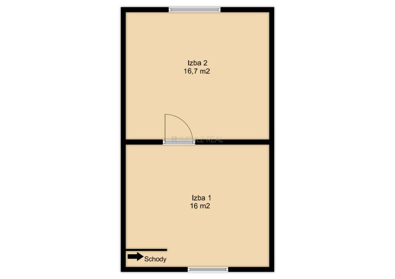 Chata Ružín poschodie