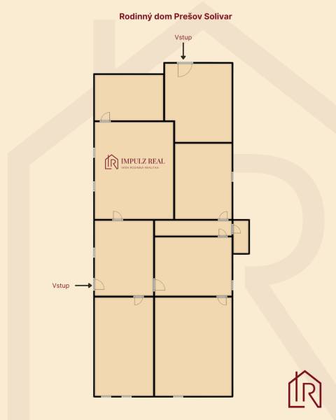 dom Prešov Solivar pôdorys