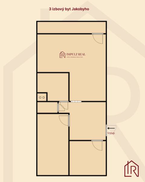 pôdorys byt Jakobyho