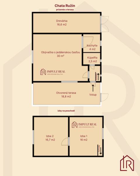 chata-Ružín-pôdorys