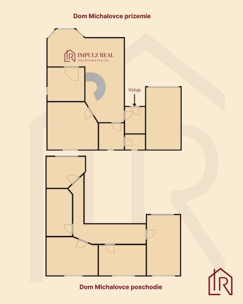 Dom Michalovce pôdorys